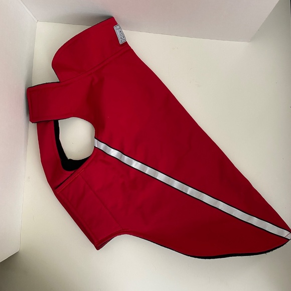 17” water resistant dog coat with reflective stripes - Picture 2 of 7